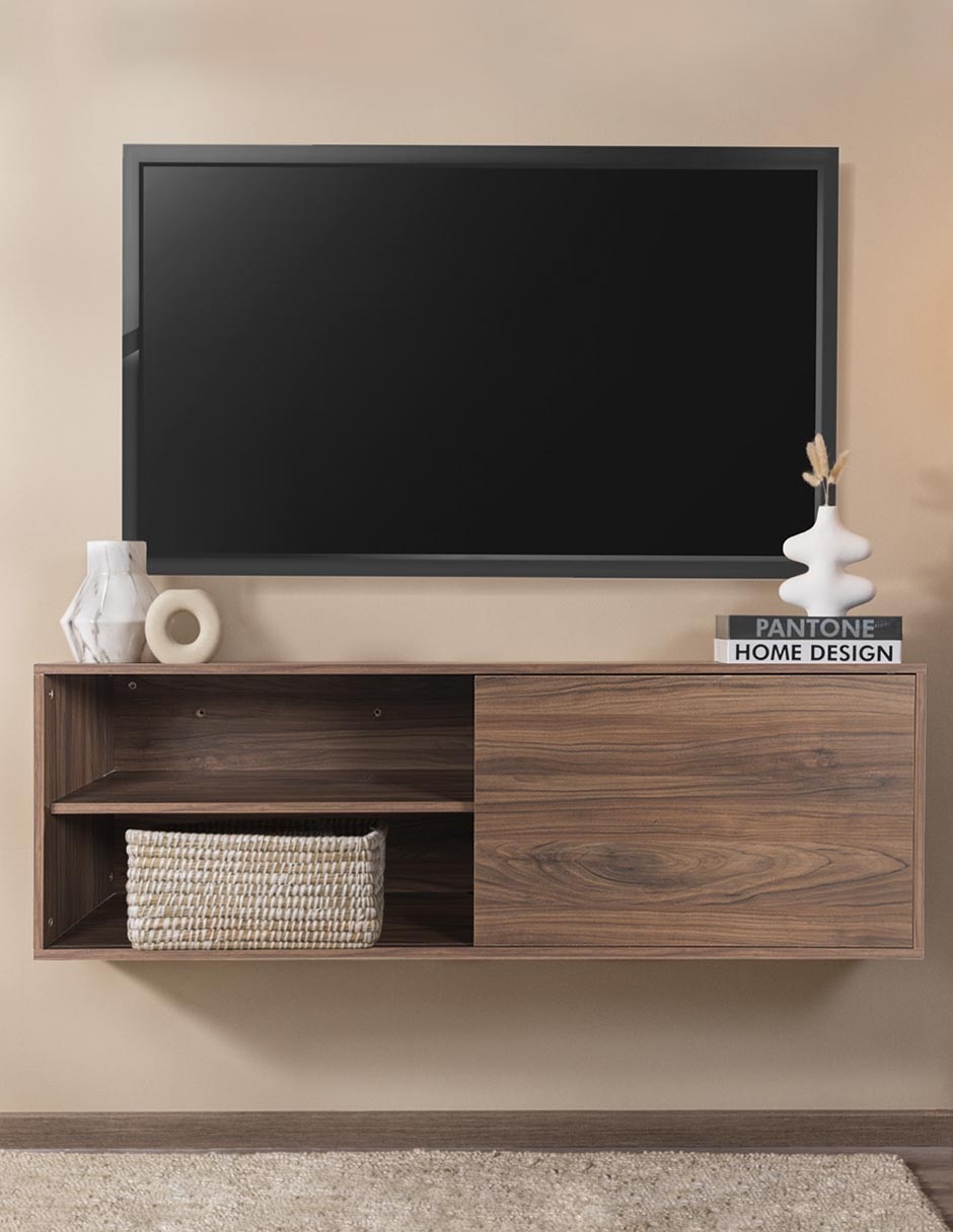 Mueble flotante para TV armable Bernal de MDF 7