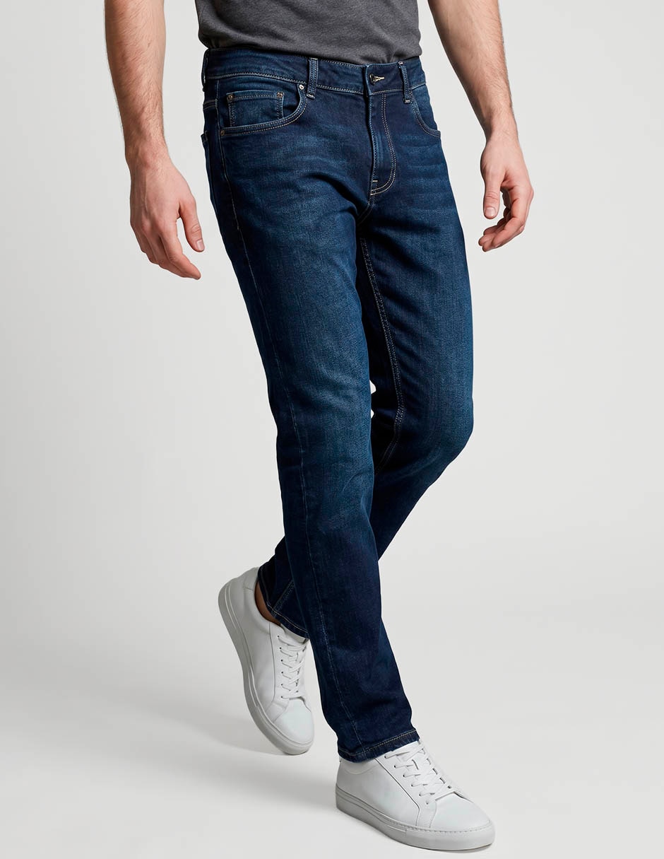 Jeans slim lavado medio para hombre Jeans slim lavado medio para hombre