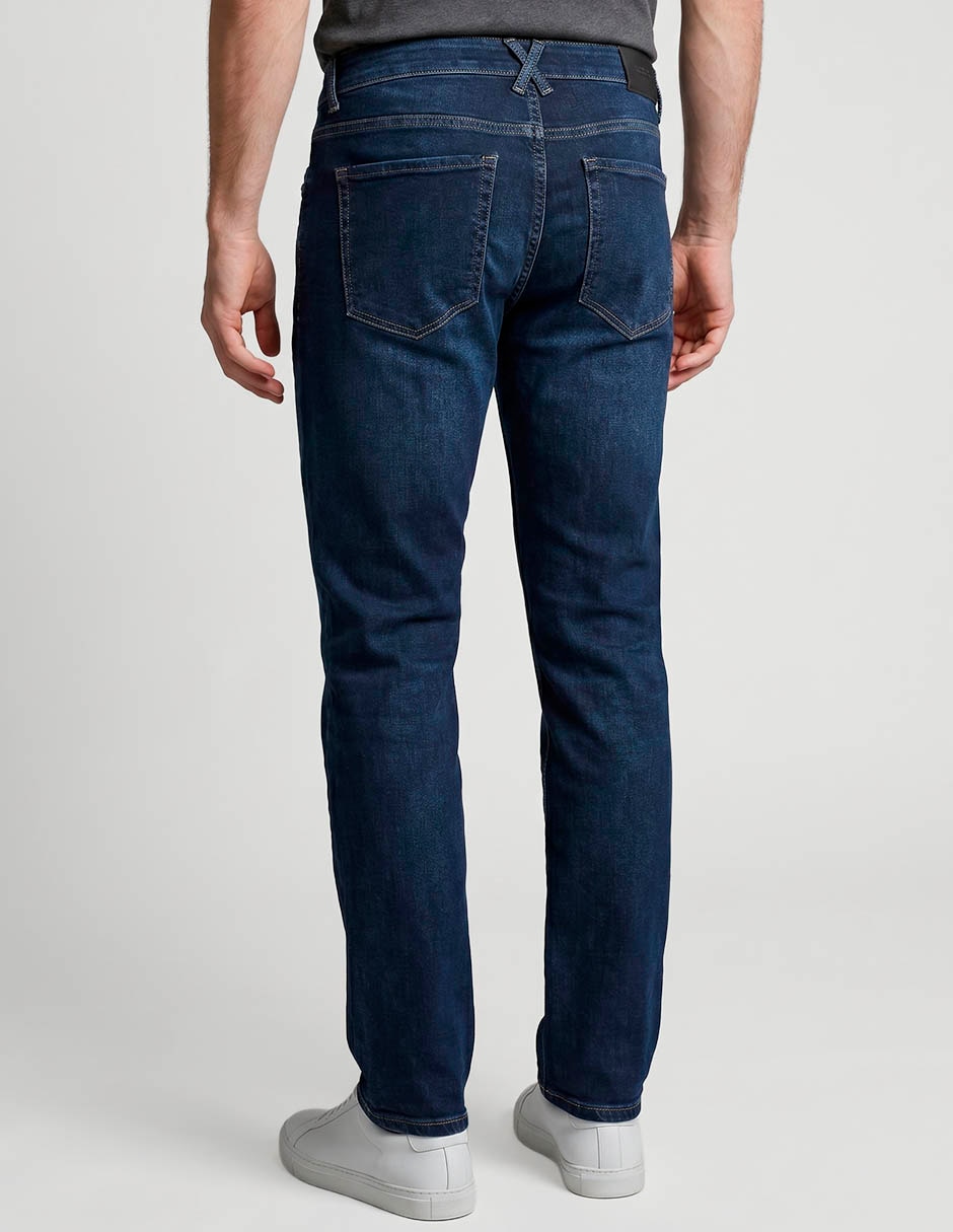Jeans slim lavado medio para hombre 2