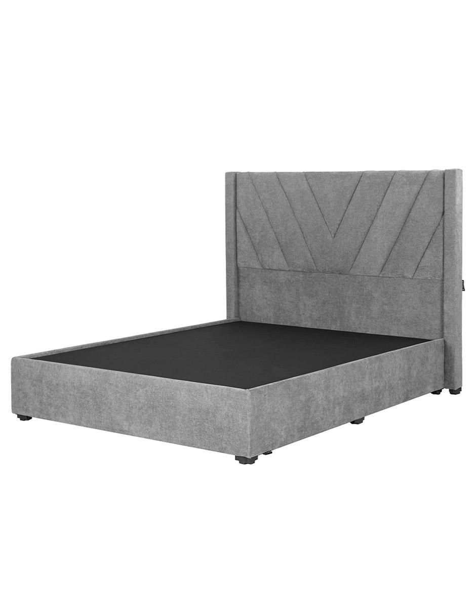 Cama aurora base de madera y tela 6