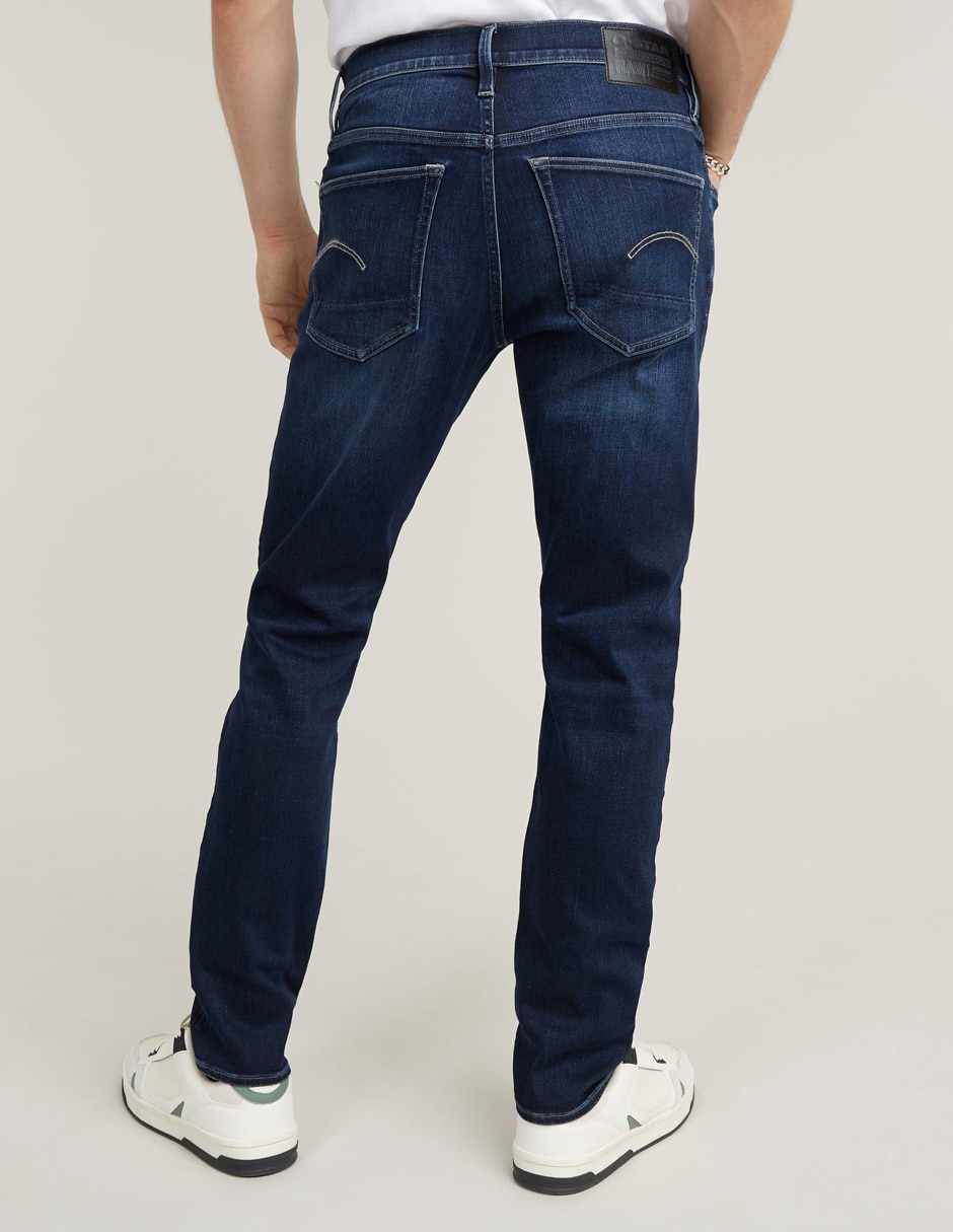 Jeans slim deslavado para hombre 2
