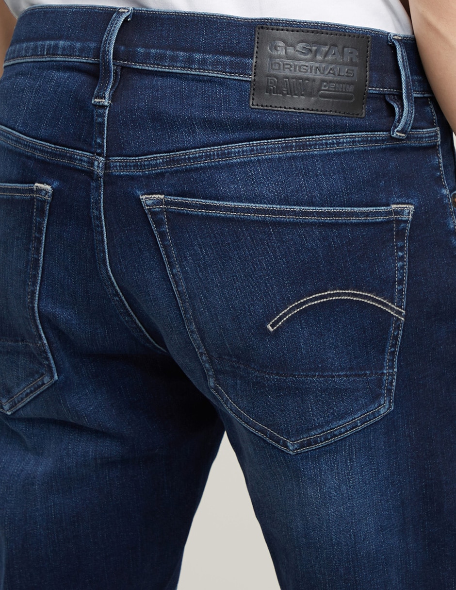 Jeans slim deslavado para hombre 3