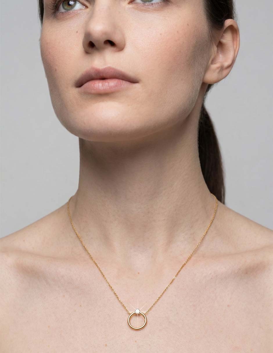 Collar de oro 18 k 3