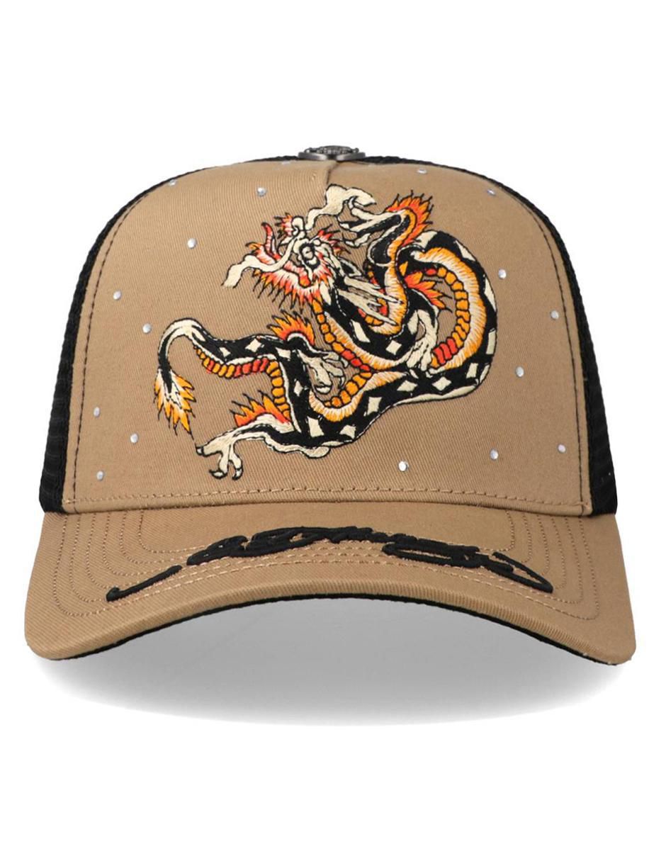 Gorra visera curva snapback Orange Dragon unisex Gorra visera curva snapback Orange Dragon unisex