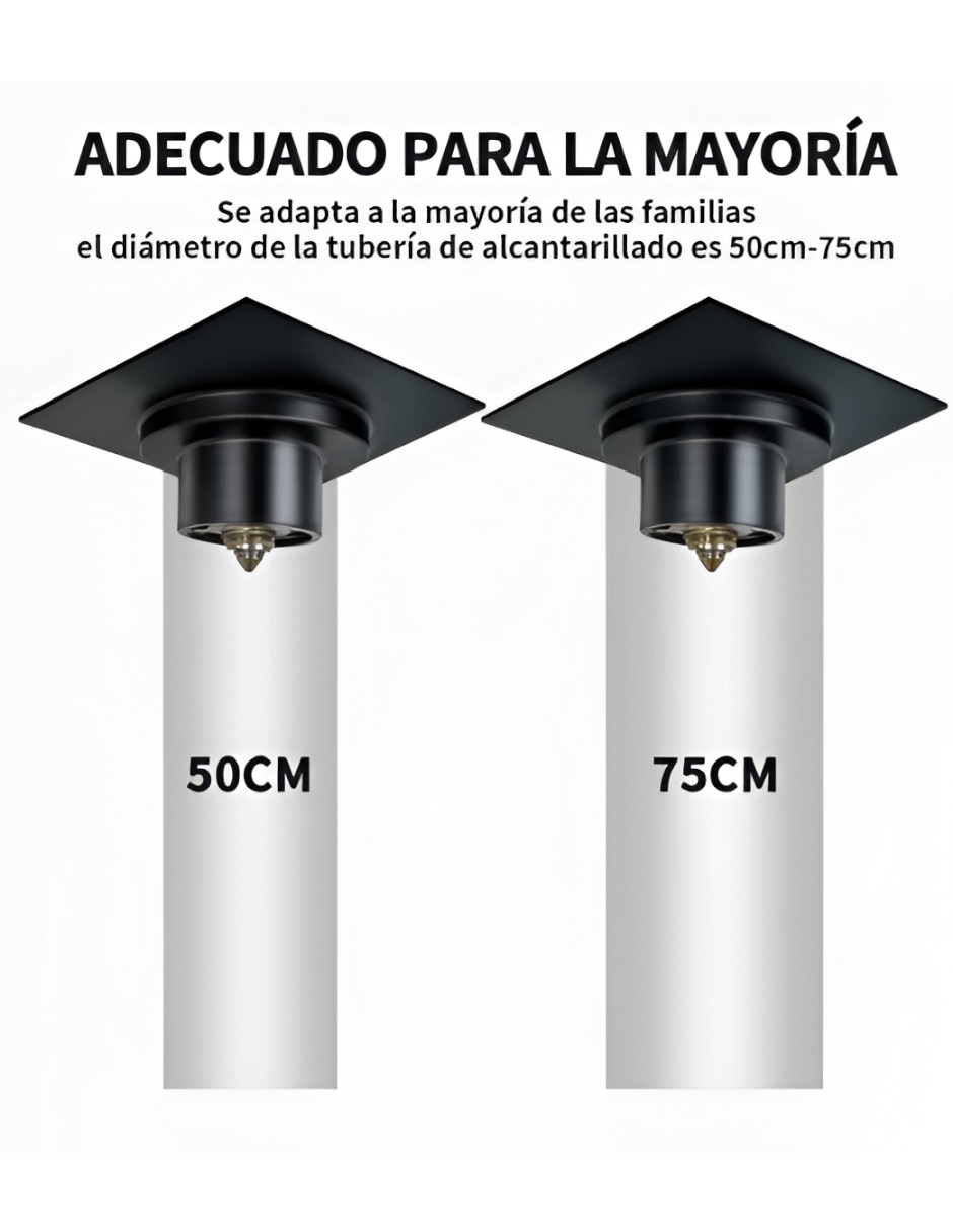 Tapa para coladera de Baño de Acrílico 3