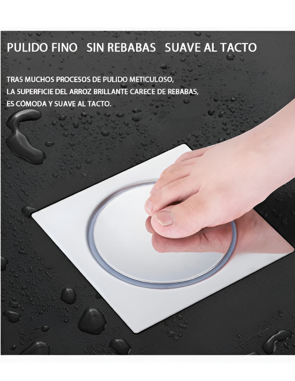 Coladera para piso de acero inoxidable XTLLAR12566 3