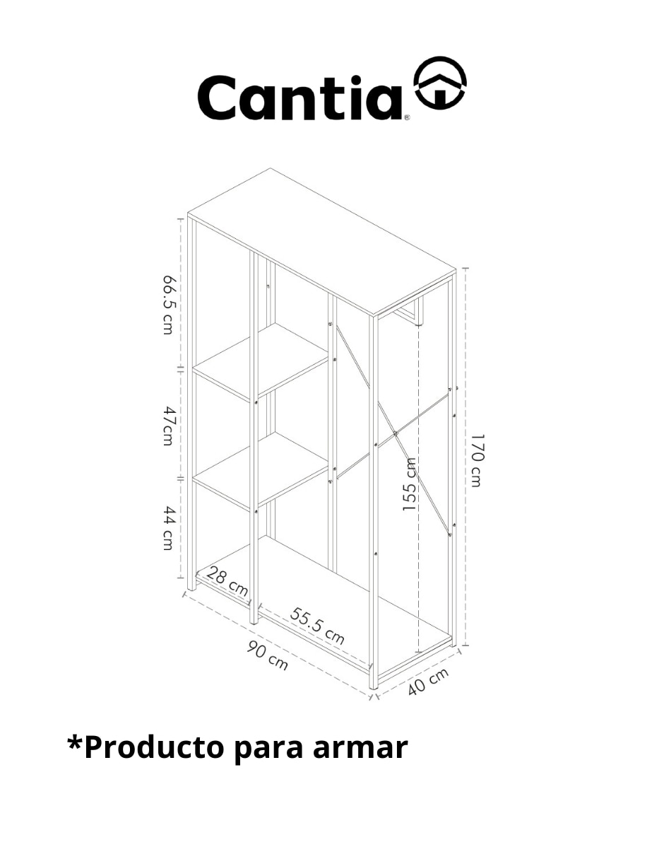 Armario armable Roman de acero 4