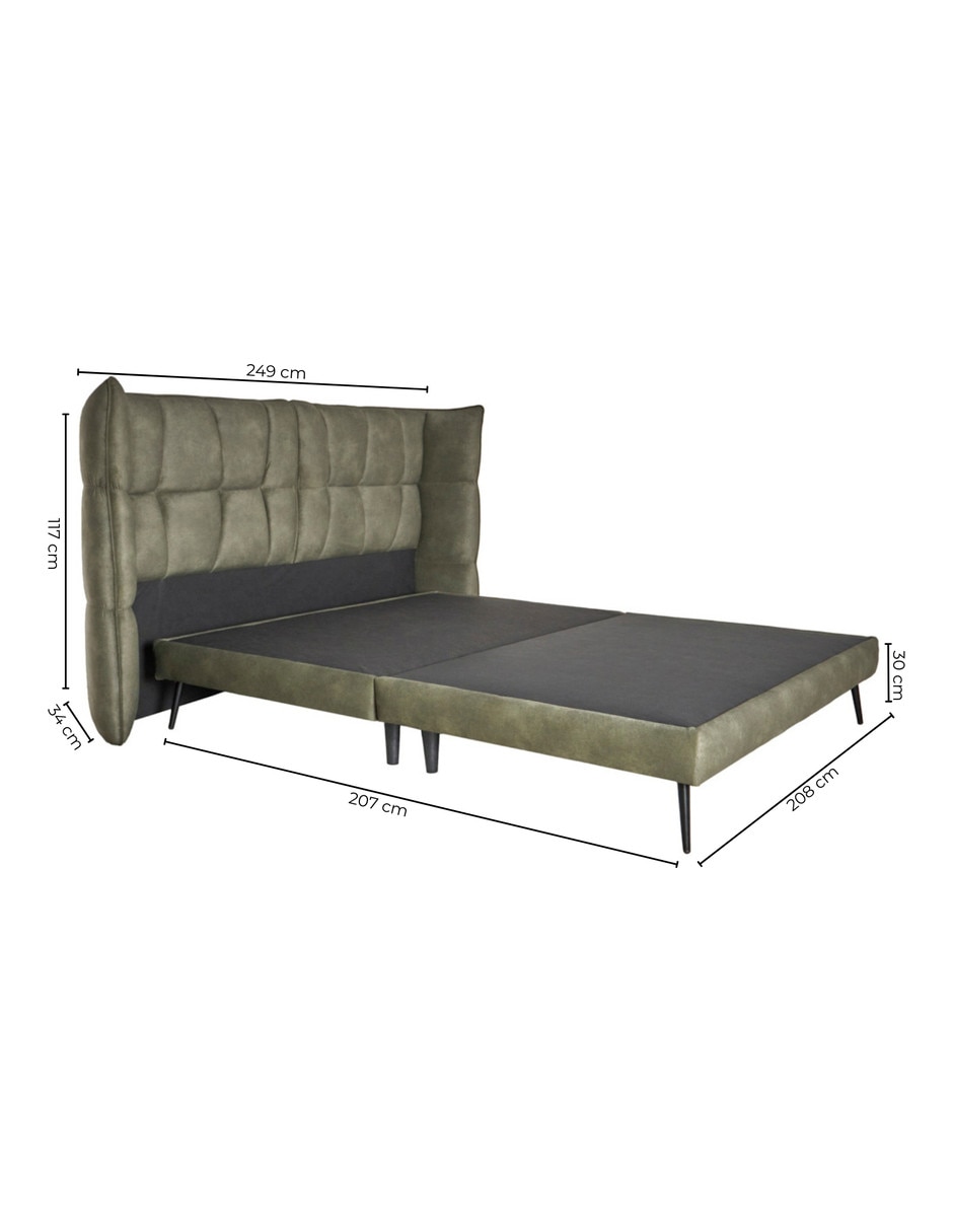 Cama Sanft de Madera pino matrimonial 2