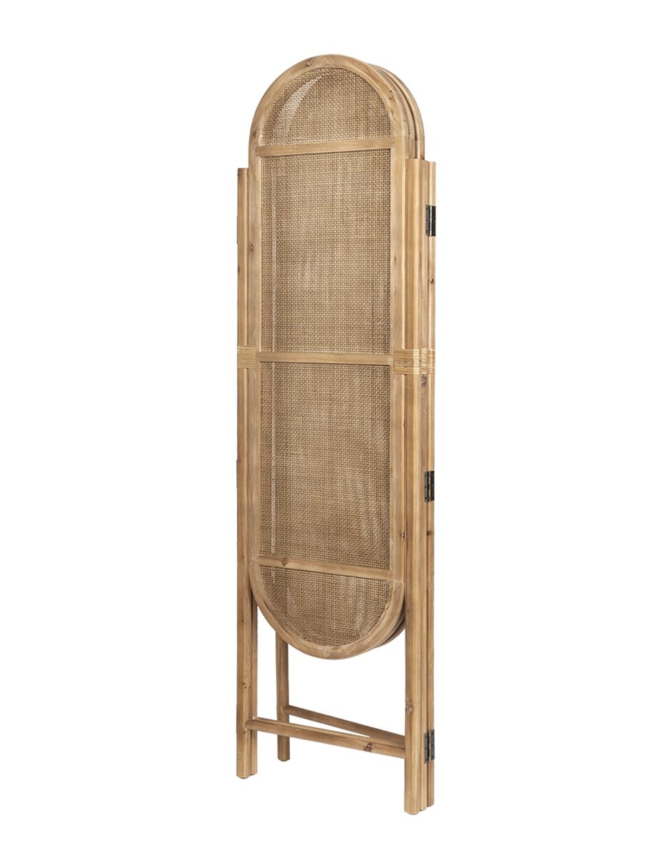 Biombo Kranj 3 paneles de madera 6