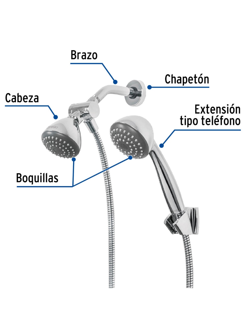 para Regadera FOSET Aero