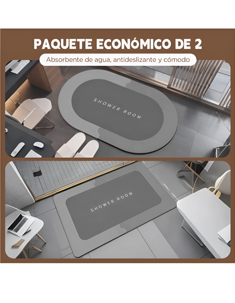 Set tapete para baño 4