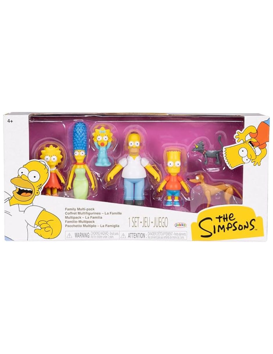 Set de figuras de colección articuladas The Simpsons Jakks Pacific