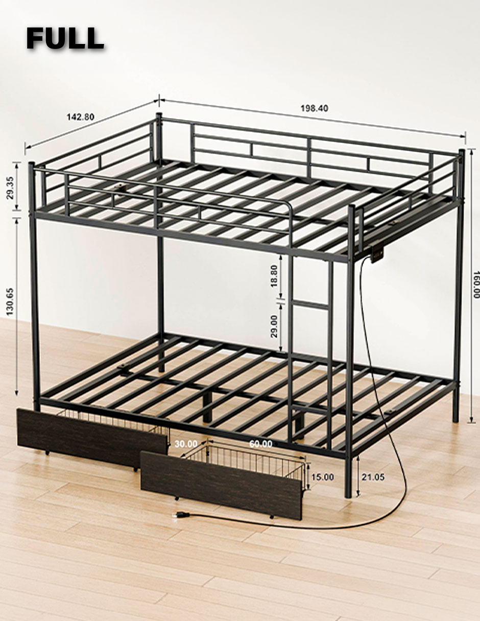 Base para cama armable de Metal 8
