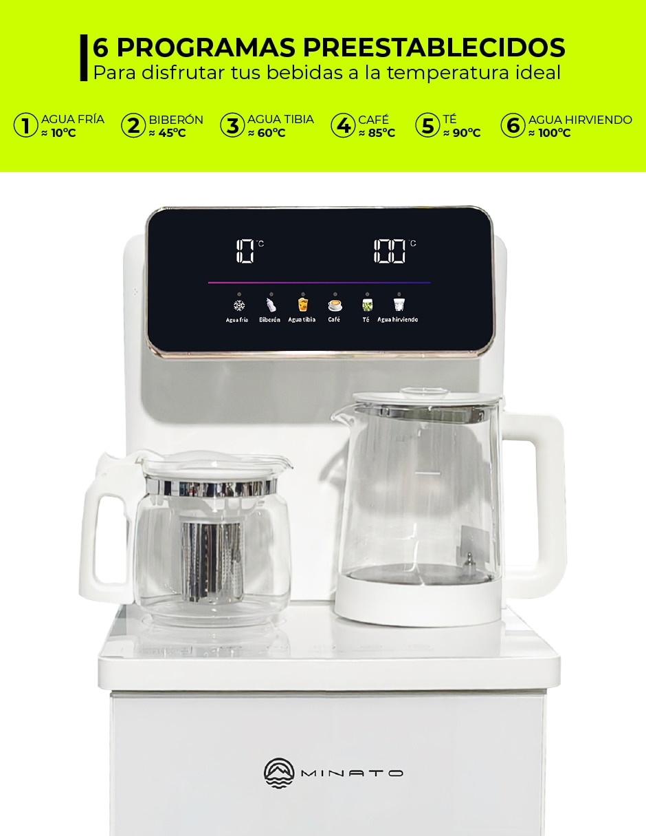 Dispensador de agua eléctrico Minato MWD01W