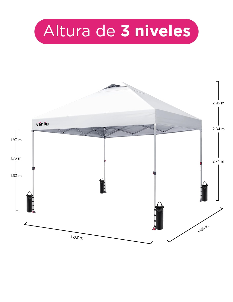 Toldo plegable King Shade 2