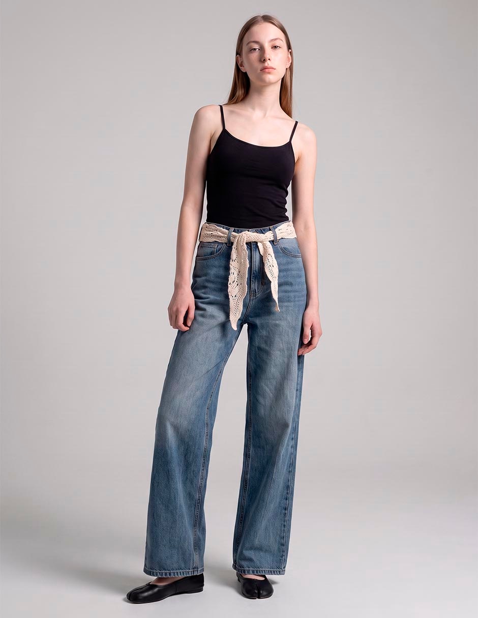 Jeans wide leg para mujer 3