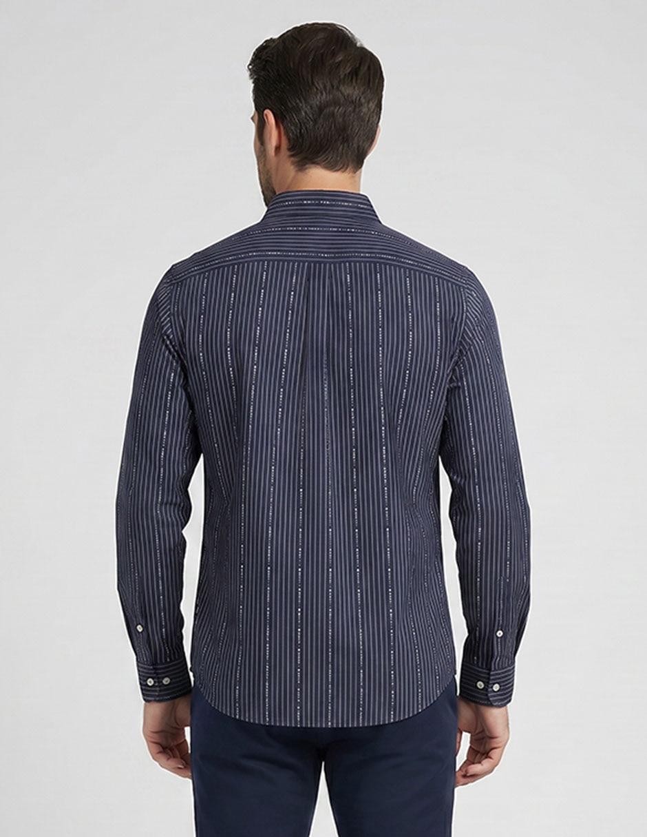 Camisa casual manga larga para hombre