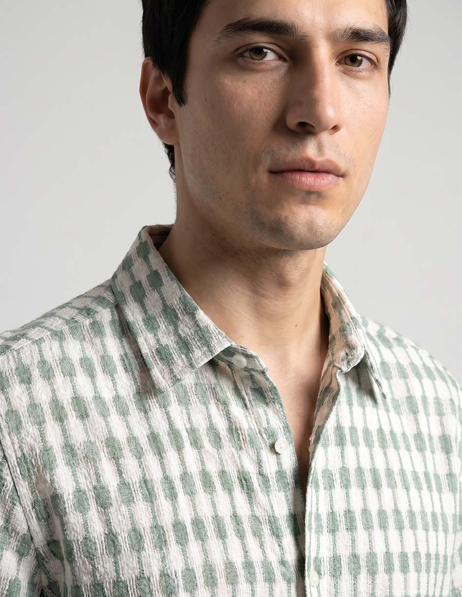 Camisa casual Guess manga corta para hombre