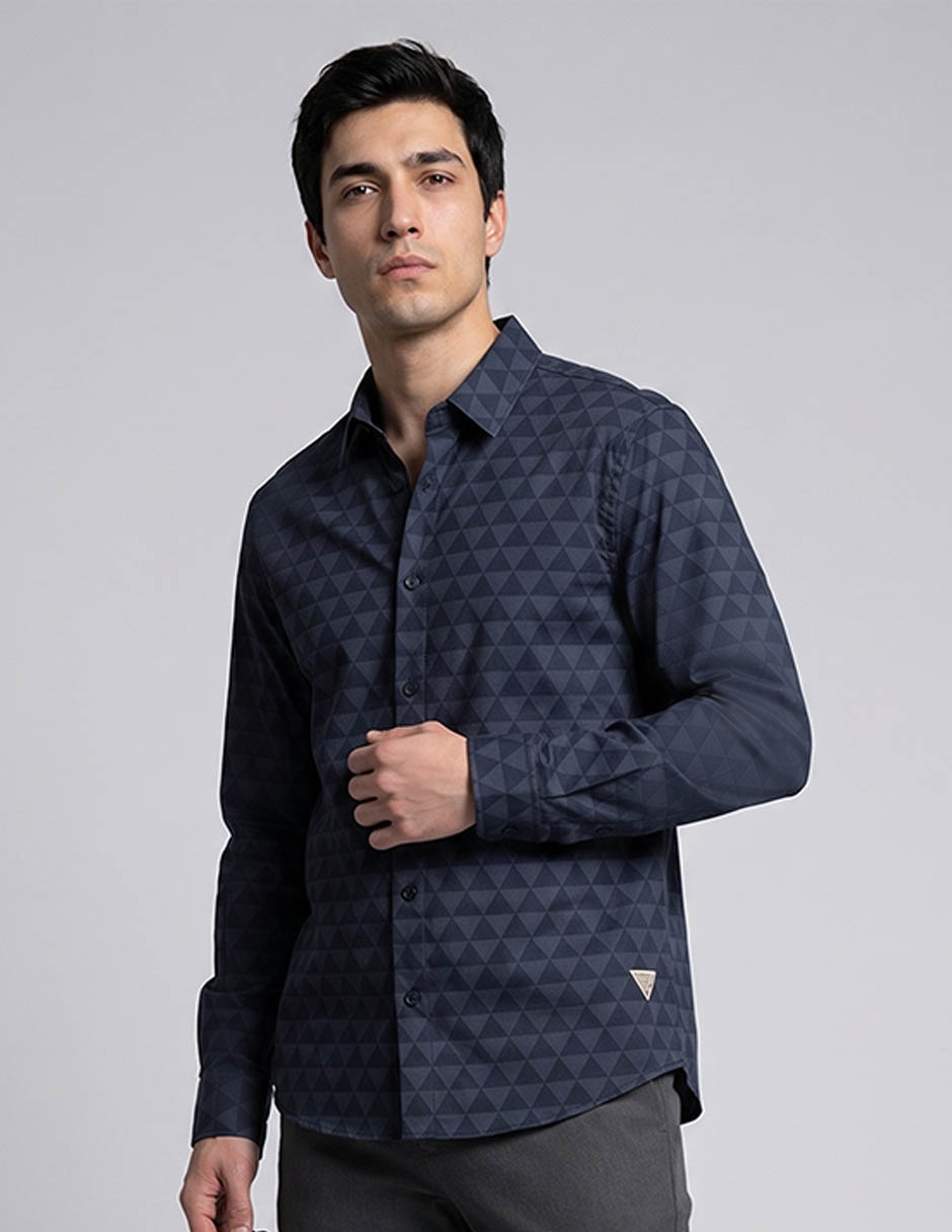 Camisa de algodón Guess para hombre
