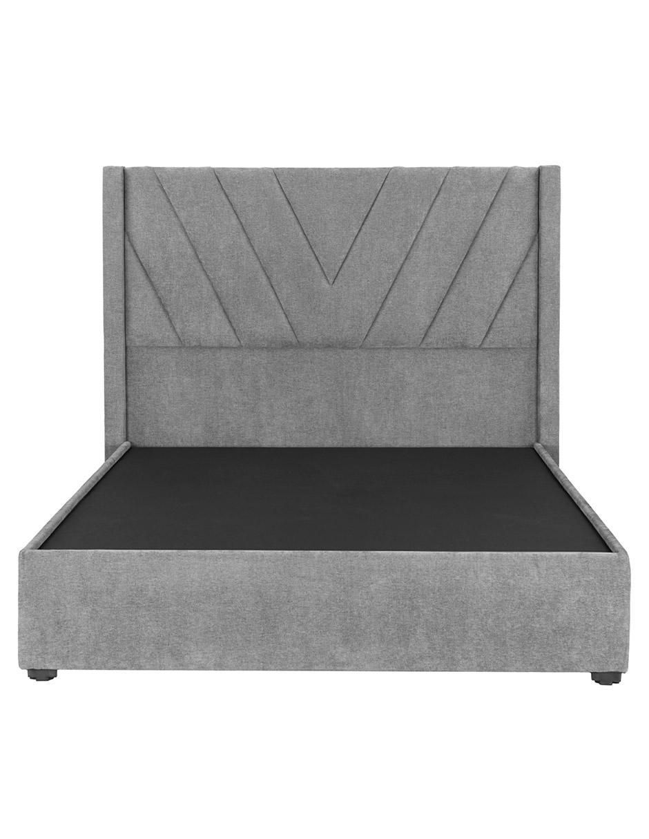 Cama aurora de madera y tela 1