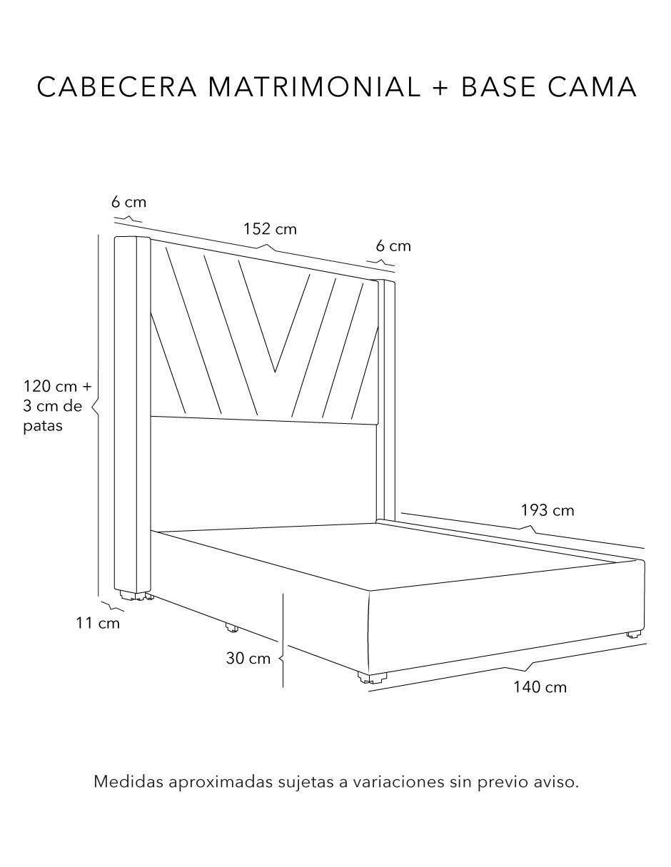 Cama aurora de madera y tela 8