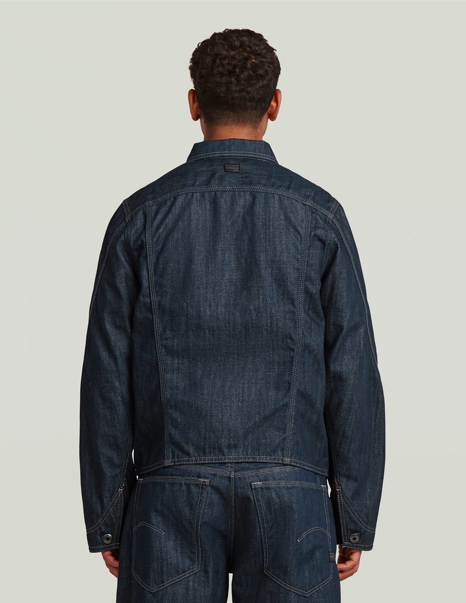 Chamarra denim G-Star con bolsillos para hombre