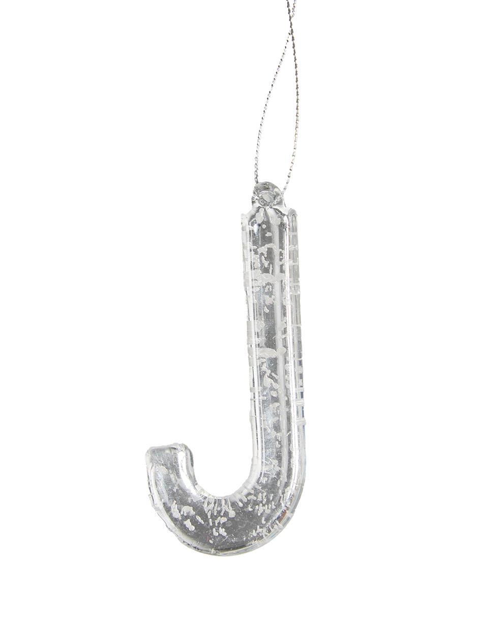 Ornamento Navideño Letra J 1
