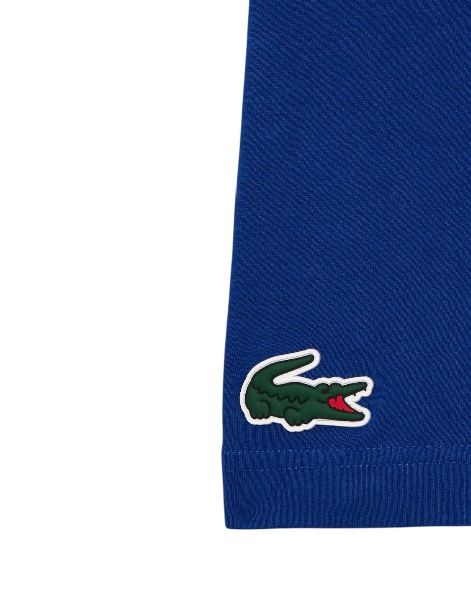 Playera Lacoste cuello redondo para hombre