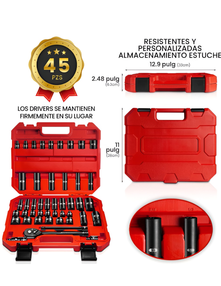 Juego de dados XTLLAR13304 44 piezas