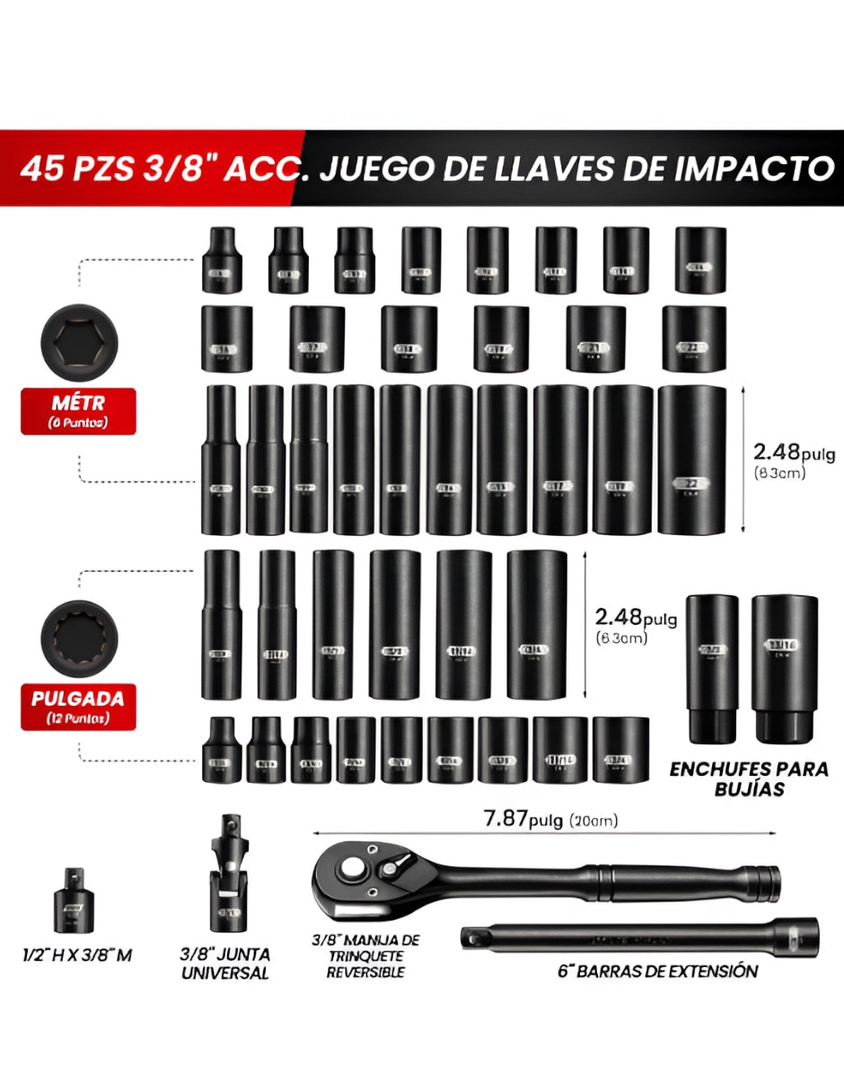 Juego de dados XTLLAR13304 44 piezas