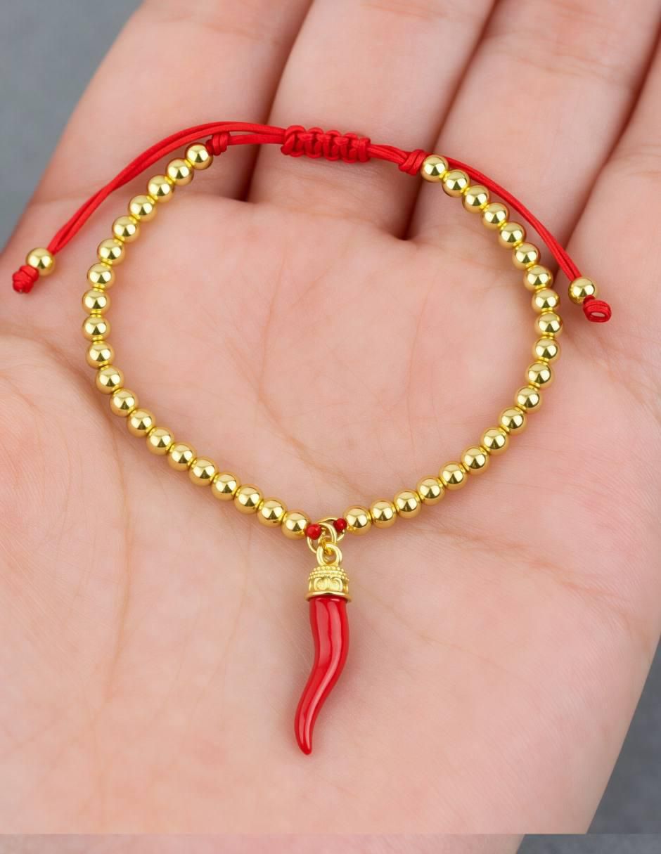Pulsera Yoiko con acabado baño de oro18 K