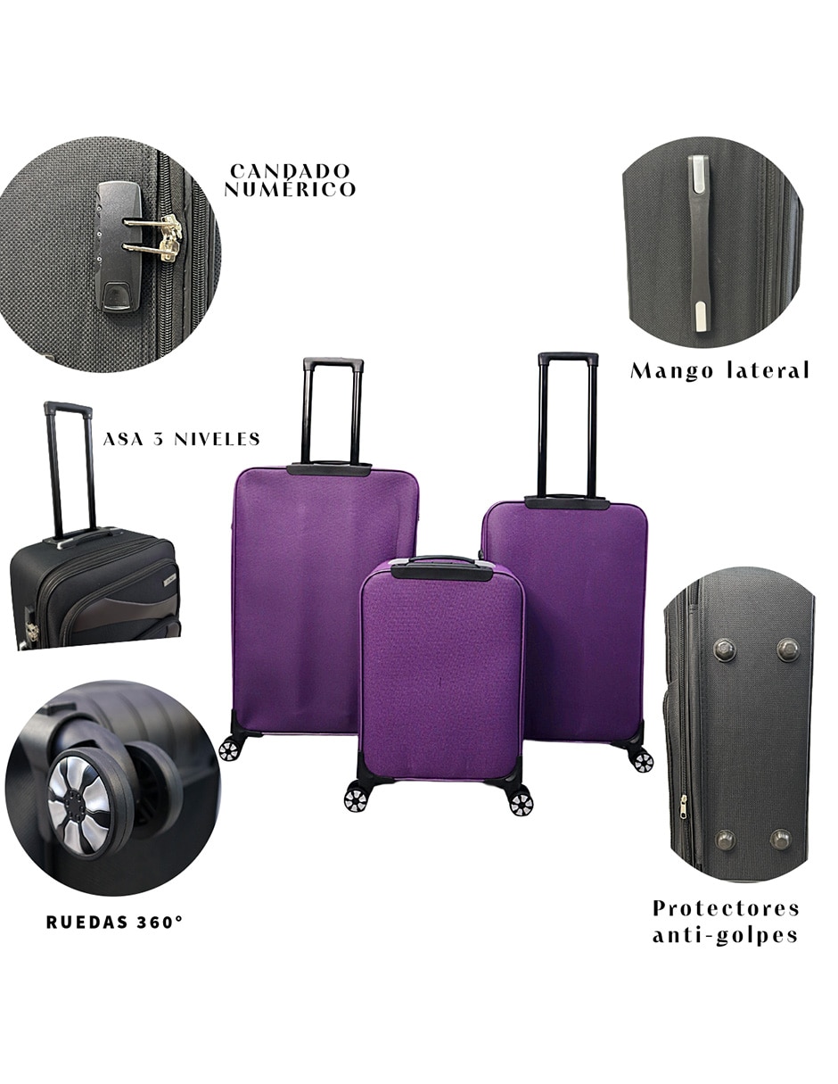 Set maletas de viaje 4