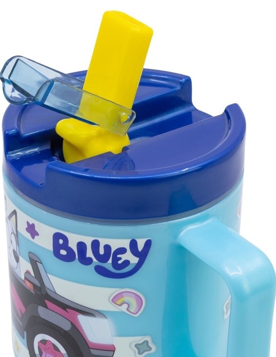 Taza de plástico Bluey con tapa rosca 530 ml Taza de plástico Bluey con tapa rosca 530 ml
