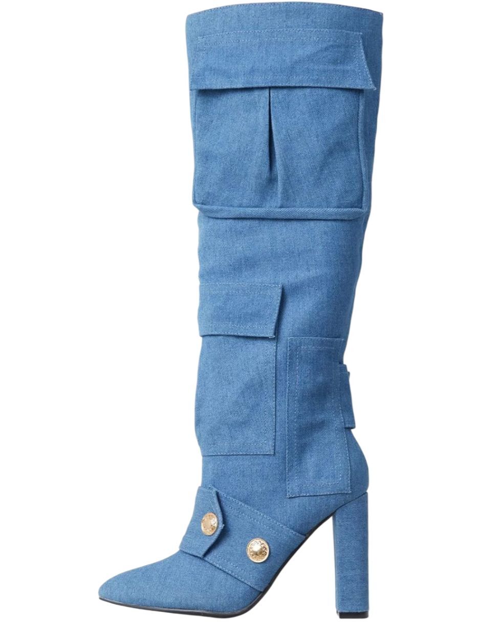 Bota abajo de la rodilla para mujer