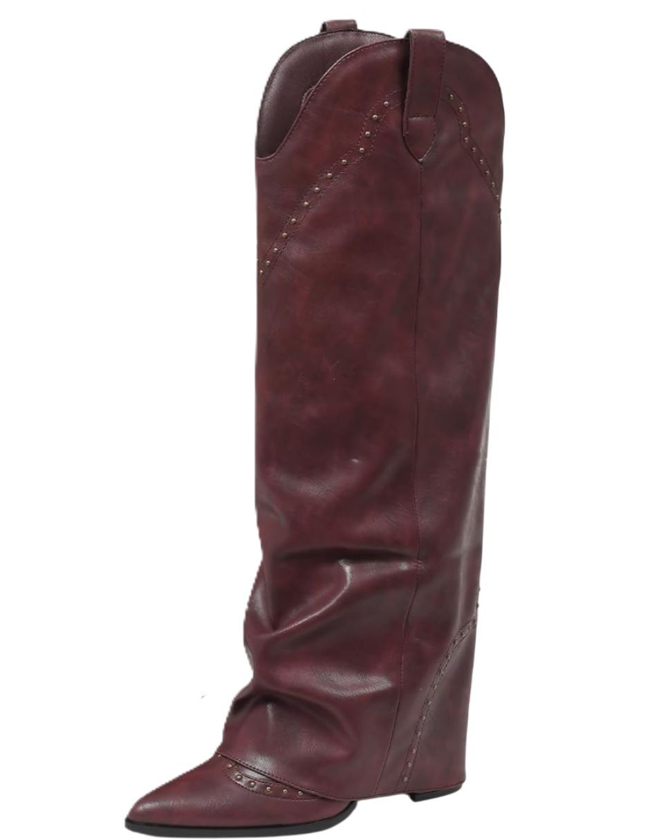 Bota abajo de la rodilla para mujer