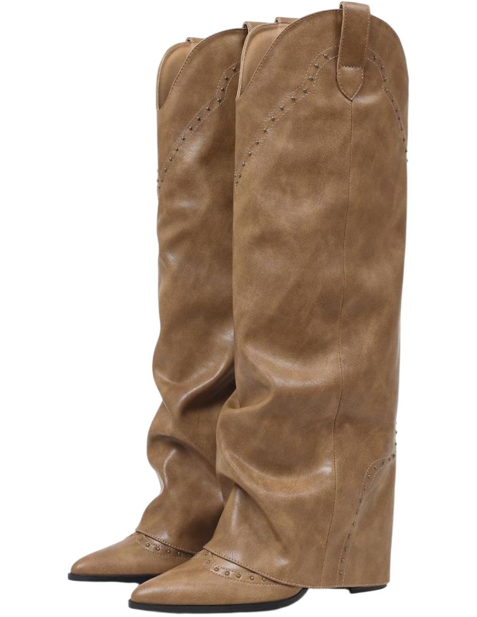 Bota abajo de la rodilla para mujer 4