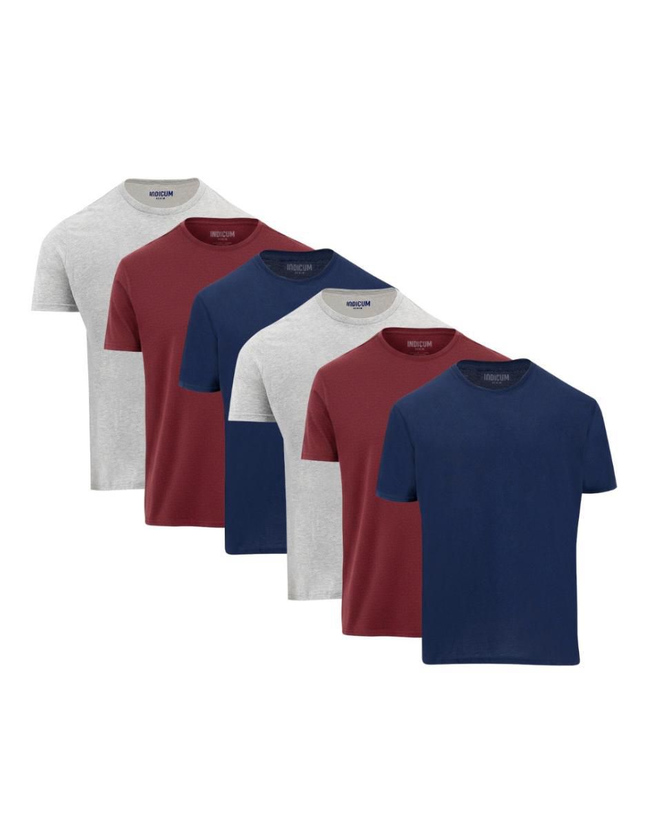 Set playera manga corta cuello redondo para mujer