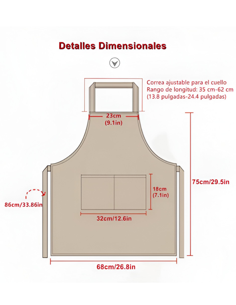 Set delantal completo Xtellar