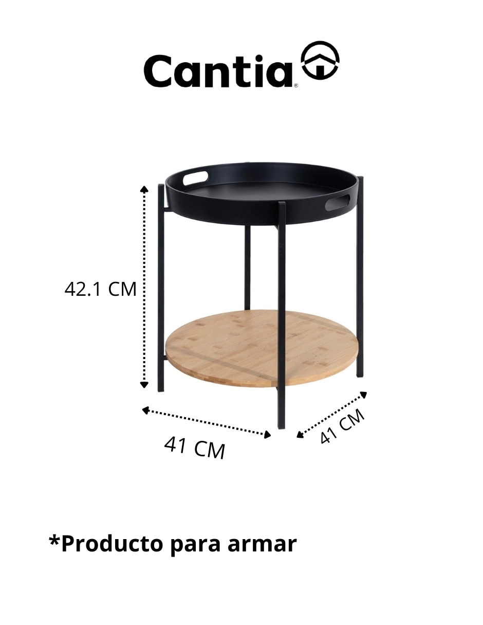 Mesa de servicio armable Civitella Cantia