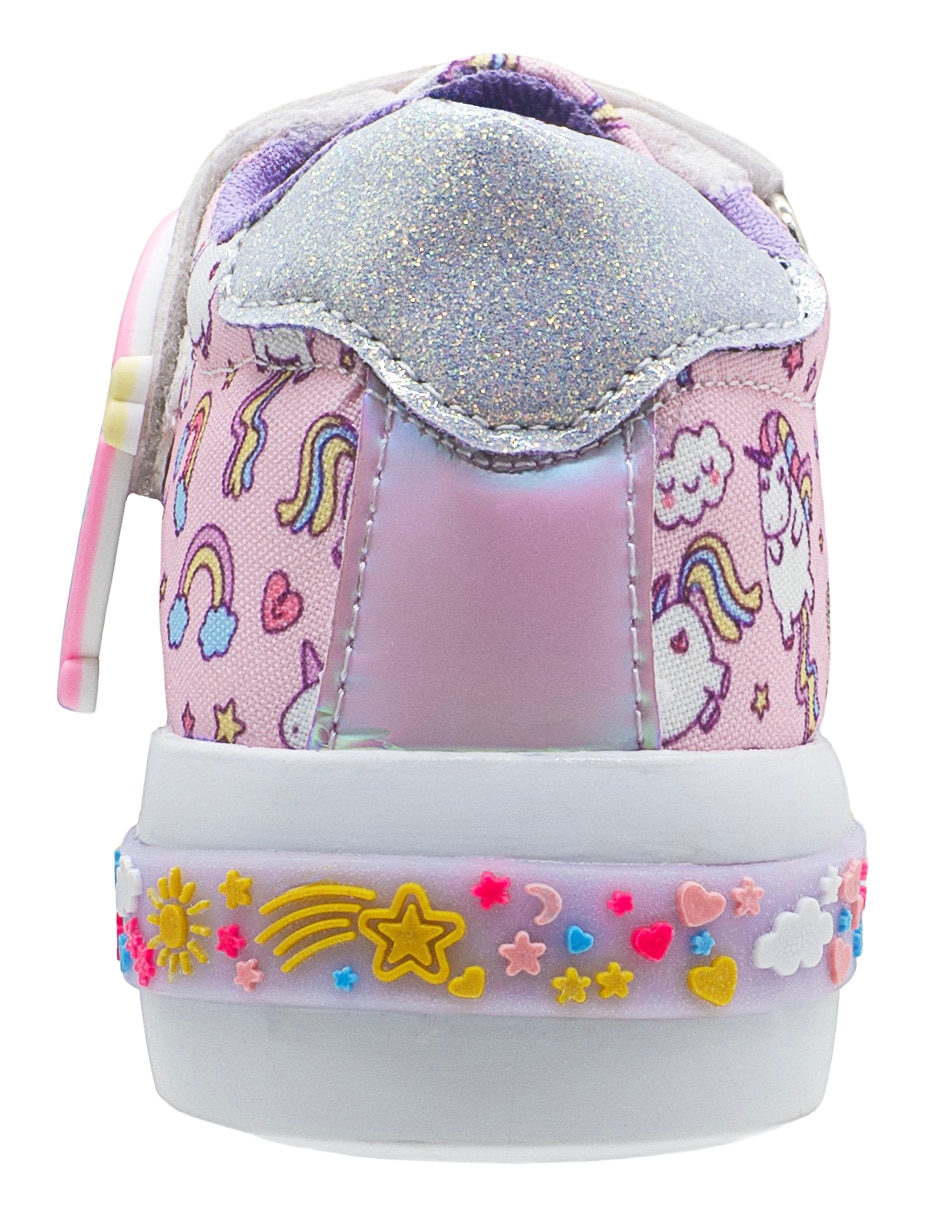 Tenis Ninos para niña Fun Lights Unicornio