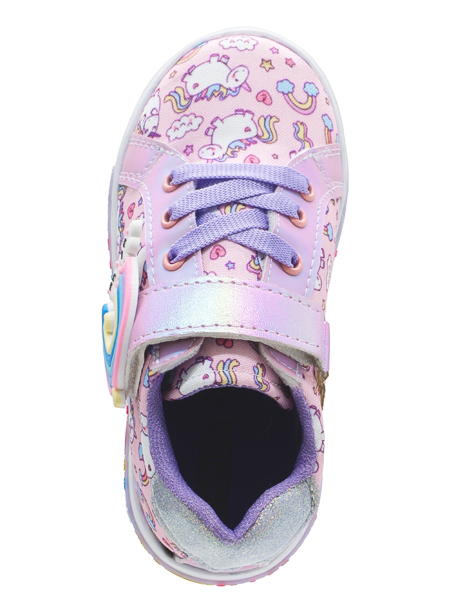 Tenis Ninos para niña Fun Lights Unicornio