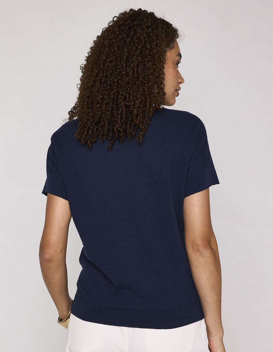 Playera cuello v para mujer 2