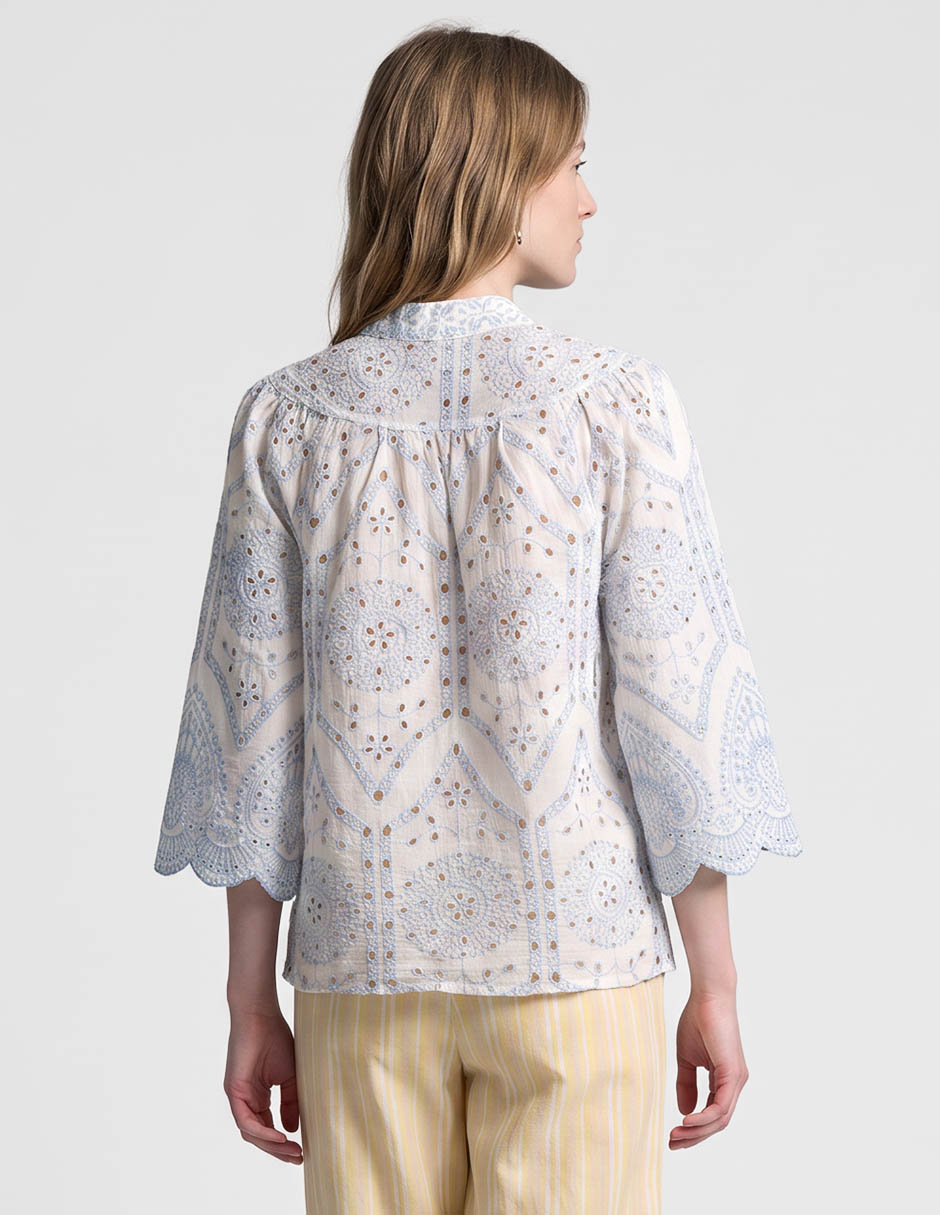 Blusa manga 3/4 para mujer 2