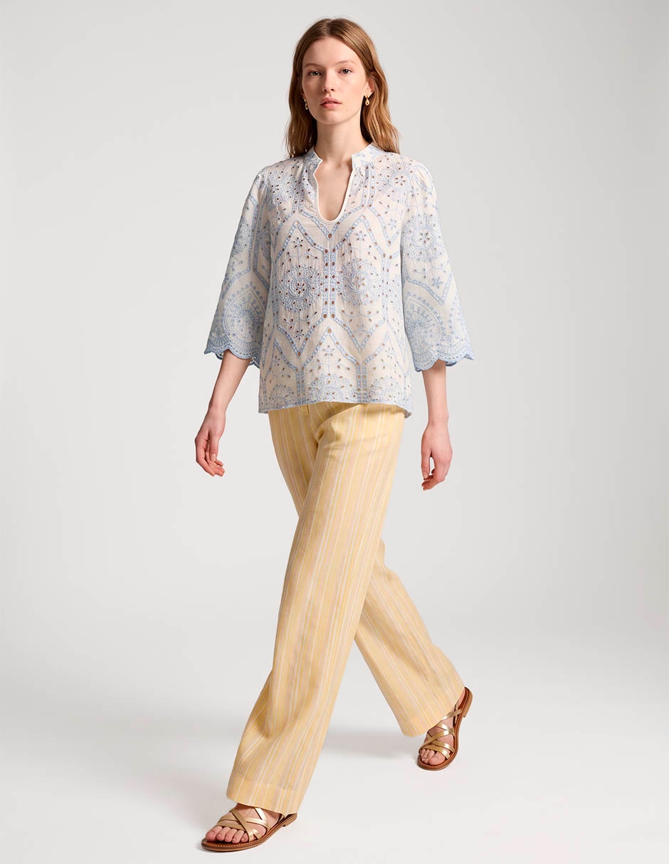 Blusa manga 3/4 para mujer 3