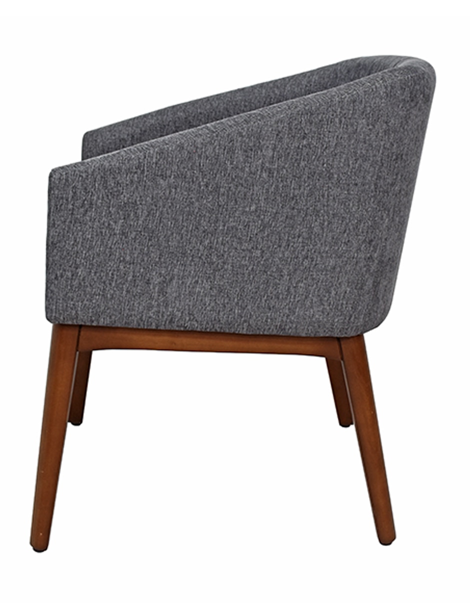 SILLA 1 piezas BASI de Madera y tela 2