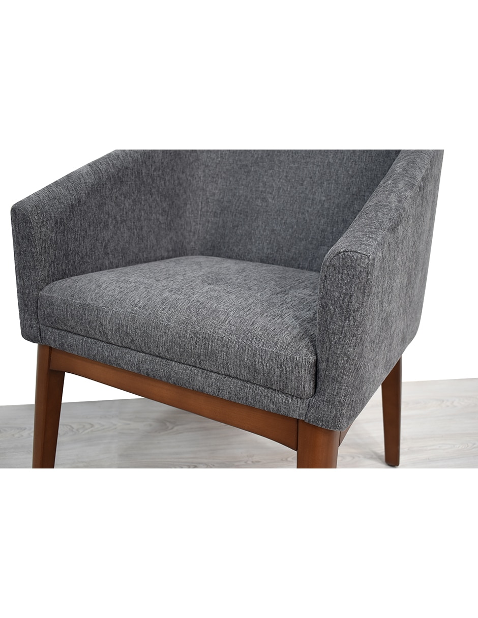 SILLA 1 piezas BASI de Madera y tela 3
