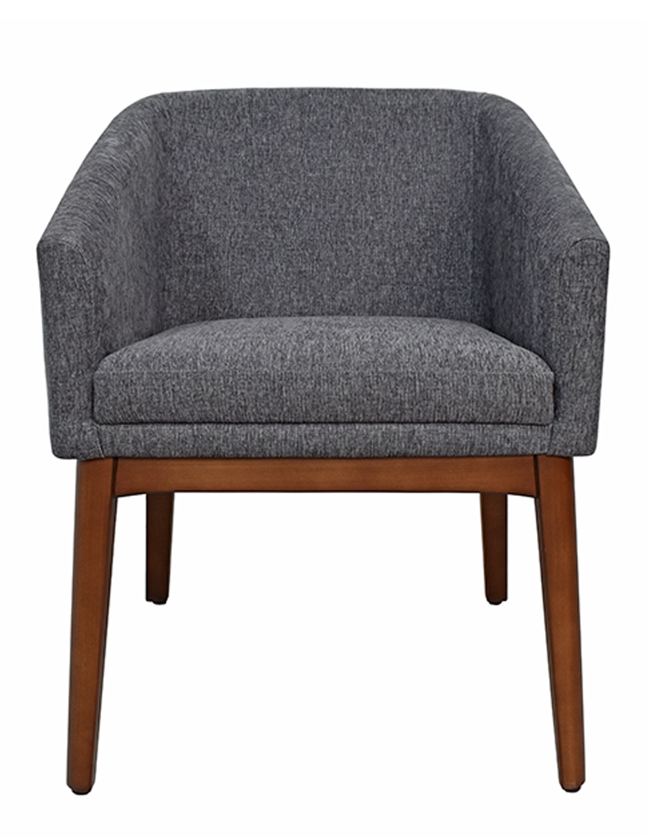 SILLA 1 piezas BASI de Madera y tela