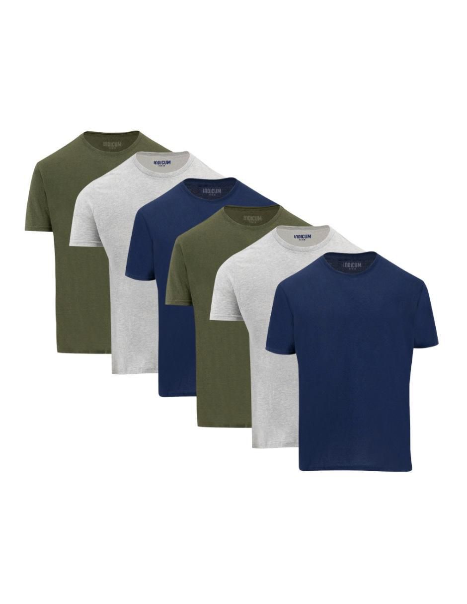 Set playera manga corta cuello redondo mujer