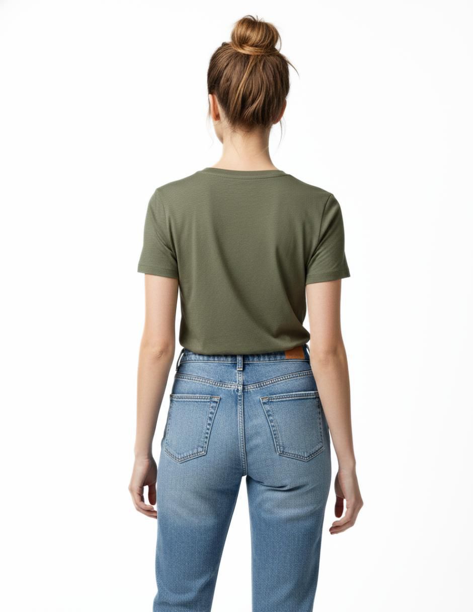 Set playera manga corta cuello redondo mujer 6