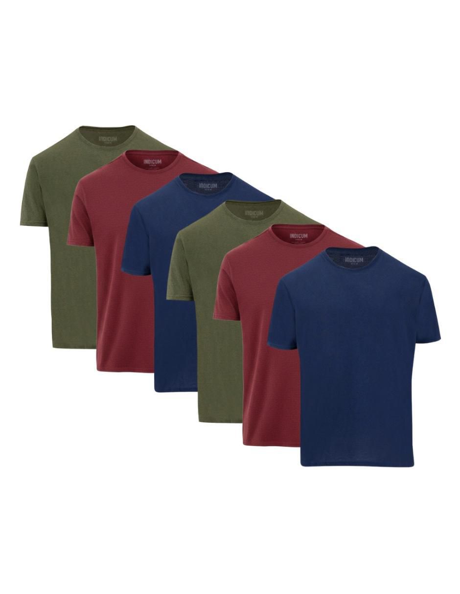 Set playera manga corta cuello redondo mujer